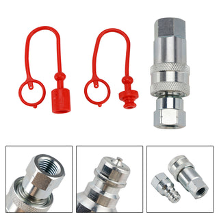 1/4" NPT ISO 7241-A Quick Disconnect Hydraulic Couplings / Couplers