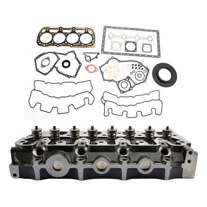 Complete Cylinder Head with Gasket Kit for Perkins Engine: 404C-22, 104-22,for Caterpillar Engine: 3024C, C2.2,Replacement for Cat: 217-1481, 319-7269,for Perkins: 111017930, 111017870