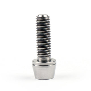 M5x16mm Titanium Ti Bolts Allex Hex Bike Stem Tapered Head Screw + Washer 6pcs T