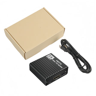 8K HDMI 1 to 2 Splitter HD2.1 8K60hz/4K120/1080P240hz EDID Mirroring Two Screens