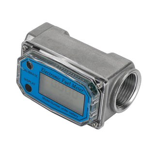 1" Digital Turbine Flow Meter LCD Display Flowmeter Flow Rate Of 10-100LPM