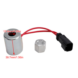 Solenoid Valve Coil 6717706 6676566 For Bobcat 751 763 853 A220 A300 S220 S250