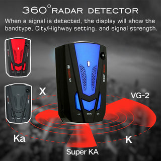 V7 Electronic Dog Mobile Radar Speedometer Car Full Frequency Radar Speedometer