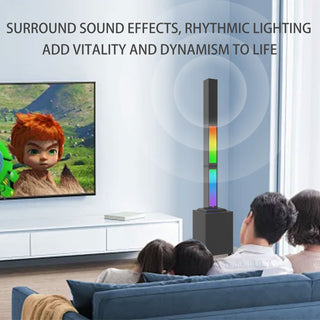 Bluetooth Speaker 2.1 Subwoofer RGB Detachable TWS Wireless Karaoke Home Theater