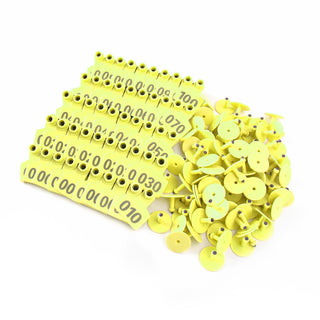 001-100 Number Plastic Livestock Ear Tag Animal Tag For Goat Sheep Pig