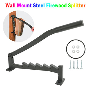 Wall Mount Firewood  Kindling Splitter  Wood Cutting Tool for Home