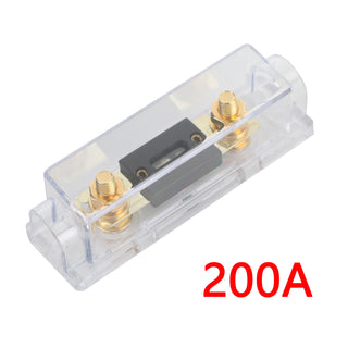 1 in 1 Out ANL Transparent Fuse Holder w/Multi-A Fuse Piece Car Audio Fuse Block