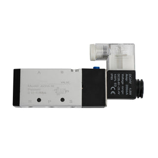 4V310-10 5 Way 2 Position PT3/8" DC 24V Pneumatic Electric Solenoid Air Valve