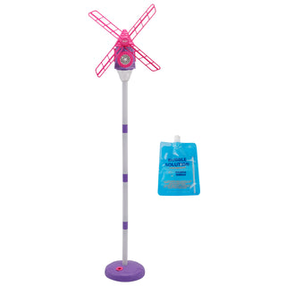 Windmill Bubble Machine Standing Bubble Blower With Light Outdoor Kid Toy Party