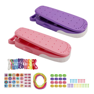 Whale Shape Friendship Bracelet Making Kit DIY Art Craft 6-12 Year Girl Gift
