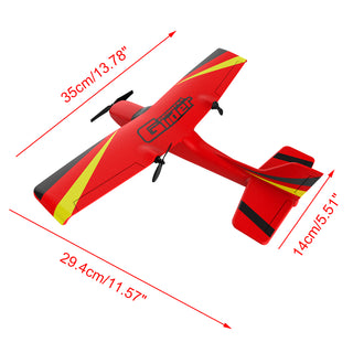 Z50 RC Airplane – 2CH Indoor Plane with 2 Batteries & Gyro