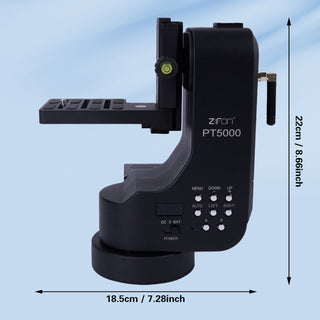 PT-5000 Camera Remote Control Electric Cloud Platform Tilt 360 Panoramic Rotation