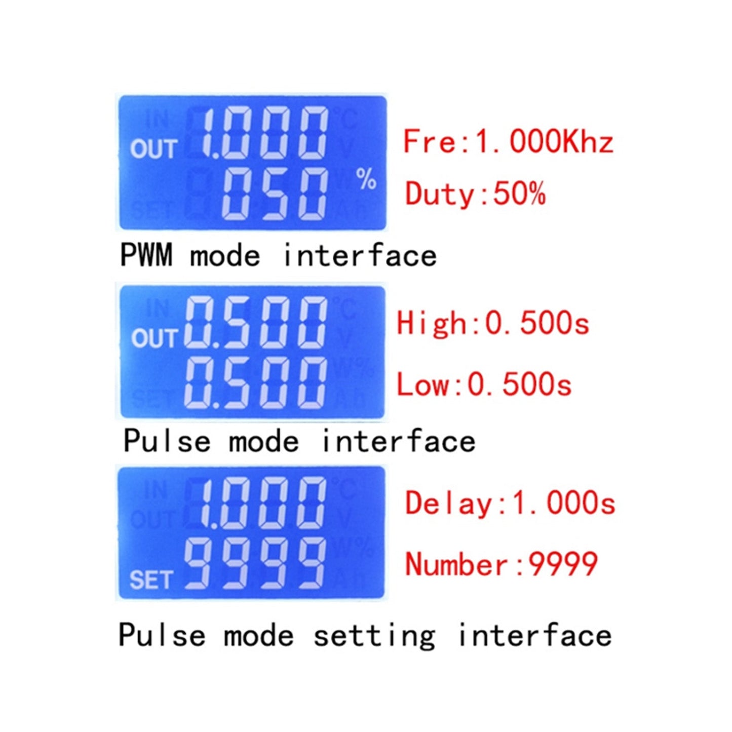 PWM Signal Generator Module Adjustable Pulse Frequency Duty Cycle Square Wave Generic