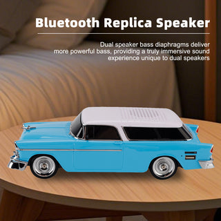 WS-1955 Bluetooth Replica Speaker Retro Speaker Car Design HD Sound TWS FM Radio