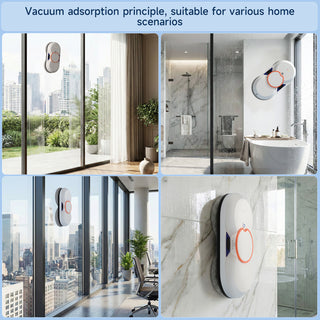 Double Automatic Water Spray Tiles for High Windows Glass Doors (Indoor & Outdoor) Smart Window Cleaning Robot with 5600Pa Suction Power