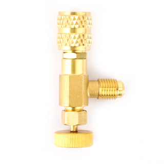 Refrigeration Charging Valve Adapter 1/4" SAE Male to 5/16" SAE Famale