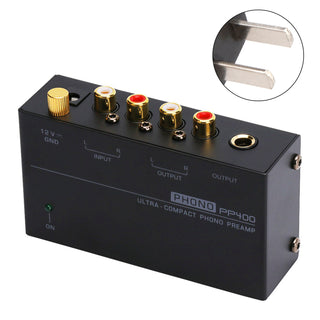 PP400 Ultra-Compact Phono Preamp Preamplifier Preamplificador Phono Preamp