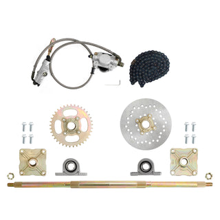 Various ATV Quad Go Kart Rear Live Axle Kit Sprocket Brake Wheel