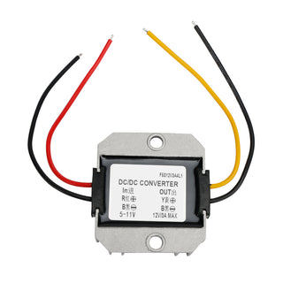 Waterproof DC/DC Converter Regulator 6V Step Up to 12V 3A 36W