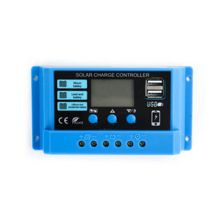 10A PWM Solar Charge Controller 12V 24V Regulator For 100W 200W 300W Solar Panel