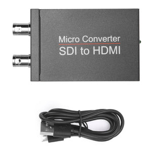 1 port to 2 SDI to HDMI + SDI Mini HD Video Switcher Micro Audio Converter