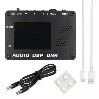 Audio DSP Noise Reducer DNR Digital Filter SSB Ham radio YAESU ICOM + Speaker