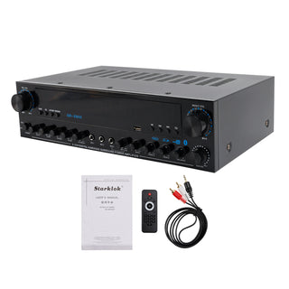 3600W Peak Stereo HiFi Power Bluetooth Amplifier High-Power 5.1 Subwoofer Home