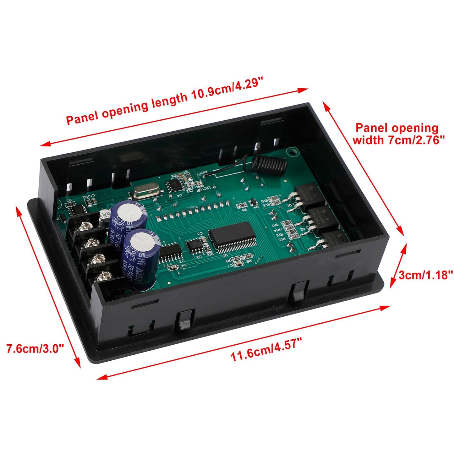 Wireless Remote Control LCD DC 12V 24V 36V 48V 30A PWM Motor Speed Controller Generic