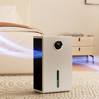 Energy Saving Negative Ion Air Purification 7 Colors LED Light WithTouch Screen Portable Home Dehumidifier for Bedroom Bathroom Basement