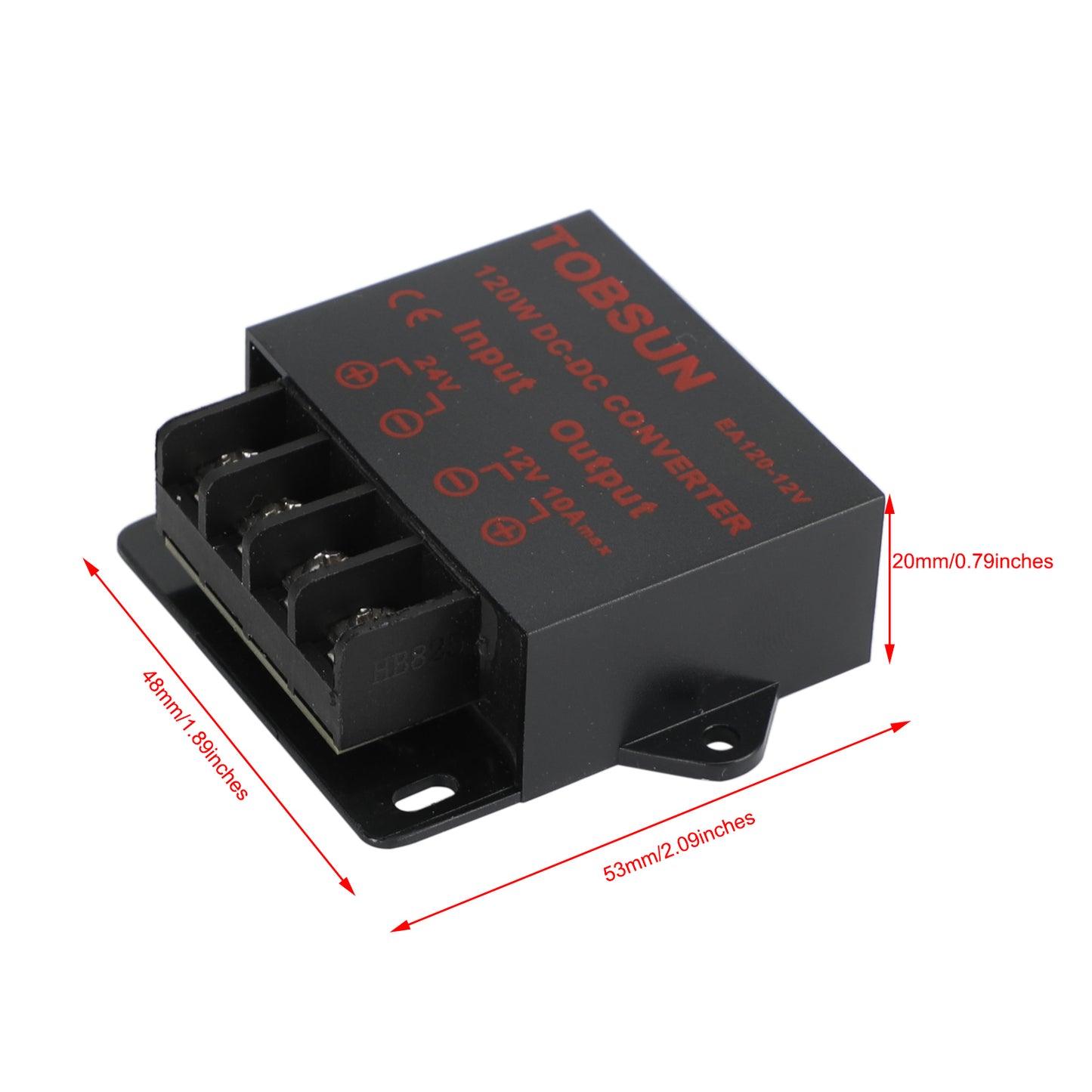 DC Voltage Regulator Buck Converter DC 24V To DC 12V 10A 120W Step Down Reducer Generic