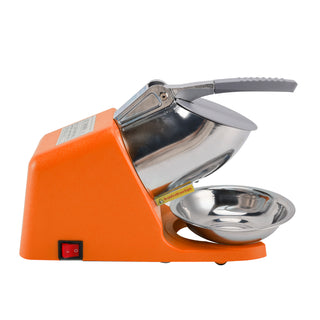 Electric Ice Crusher Machine 143LBS/Hr Snow Cone Maker Ice Shaver 500W