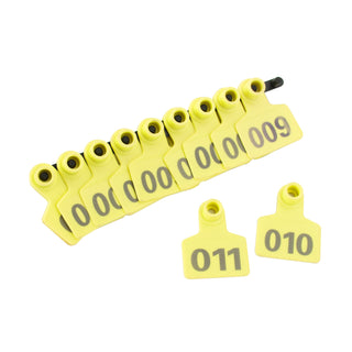 001-100 Number Plastic Livestock Ear Tag Animal Tag For Goat Sheep Pig