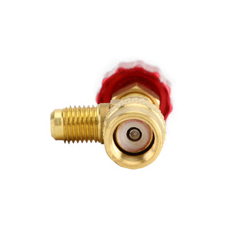 Refrigeration Charging Valve Adapter 1/4" SAE Male to 5/16" SAE Famale