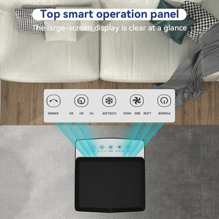 3-IN-1 Portable Evaporative Air Cooler Conditioner w/ Remote Control Fan & Humidifier