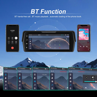 6.86-inch PND Dual Recording Wireless CarPlay Android Auto for Motorcycles
