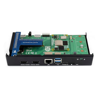 Raspberry Pi CM5 IO Compute Module 5 IO Board Metal Heat Dissipation Enclosure