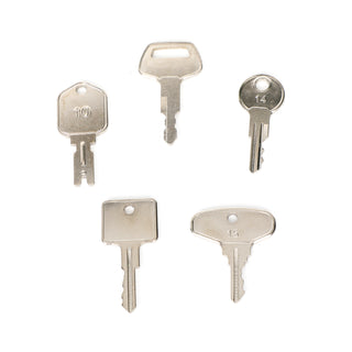 21 Heavy Equipment Construction Ignition Key Set For Cat Komatsu JD Kobelco JCB