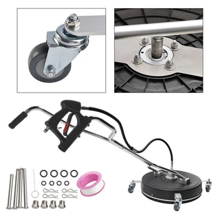 20" Whirl-A-Way Surface Cleaner – 4000 PSI, 8 GPM, Heavy-Duty Rotary Pressure Washer Attachment