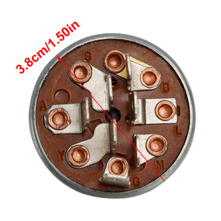 33-383 Ignition Switch With Keys Compatible With Murray 092556 140301 7 Post