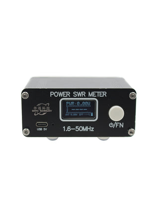 QRP 150W 1.6-50MHz SWR HF Shortwave Standing Wave Meter Power Meter FM/AM/CW/SSB