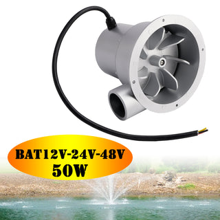 Water Flow Turbine Hydroelectric Generator Bat12V-24V-48V AC Power Generation