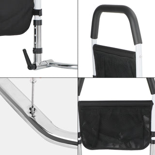 Foldable Bed Rail Safety Assist Handle Hand Guard Grab Bar Elderly Handicap load 200kg