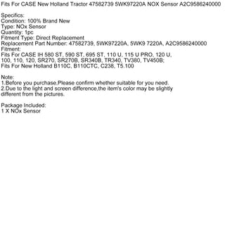 47582739 5Wk97220A Lambda Nitrogen Oxide Nox Sensor For Holland Case IH Tractors