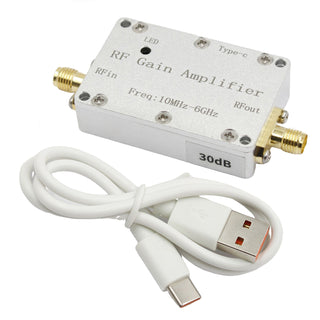 10M-6GHz RF Amplifier 30dB High Gain Driver Receiving Amplifier for GPS Receiver