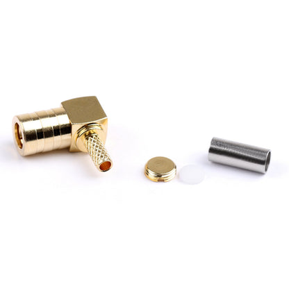 10Pcs SMB Female Jack Right Angle RG316 RG174 Cable RF Connector For GPS Antenna Generic