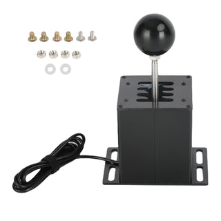 7+R USB Simulator H Gear shifter for Logitech G29 G920 Steering Wheel PC Black