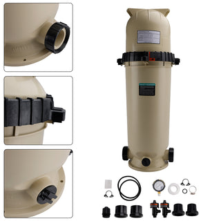 EC-160317 Cartridge Pool Filter Pump 150 GPM For Pentair Clean&Clear CC150 Pool