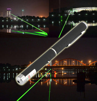 High Power Military 1mw 532nm Green Laser Pointer Pen Visible Beam Light Lazer US
