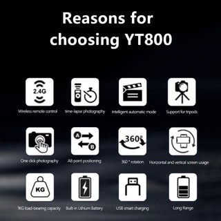 YT-800 Camera Electric Cloud Platform 360 Rotation Thermal Imaging Stabilizer