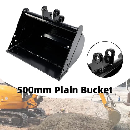 500mm Plain Bucket Attachment For Mini Excavators Excavator Small Digger